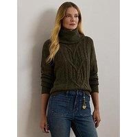 Lauren By Ralph Lauren Caisyn Long Sleeve Jumper - Green