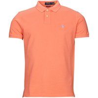 Polo Ralph Lauren  K223SC01-SSKCCMSLM1-SHORT SLEEVE-KNIT  men's Polo shirt in Orange
