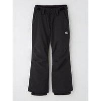 Quiksilver Snow Pants Estate Youth PT Youth Black 10