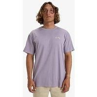 Billabong T-Shirt Arch Crew SS Young Mens Purple S