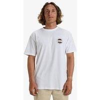 Billabong Mens Rotor Fill Short Sleeve Tops - White