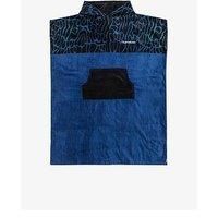 Quiksilver - Hoody Towel Beach Supplies Poncho for Mens - Estate Blue - One size