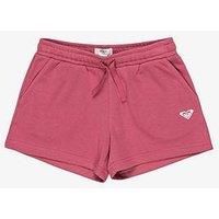 Roxy Girls Surf Feeling Terry Shorts - Pink