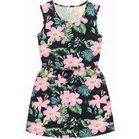 Roxy Dress Surfs UP RG Printed Girls Black 10