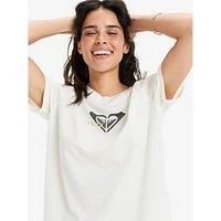Roxy Short-Sleeved T-Shirt OCEANREGULAR Corpo Young Womens White M