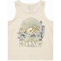 Roxy T Shirt There is Life Vintage Girls White 8