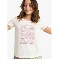 Roxy Womens Surfclassic Short Sleeve Top - White