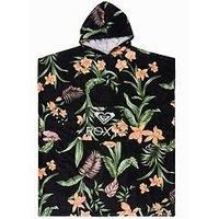 Roxy Beach poncho STAY MAGICAL PRINTED Young Womens Black One size