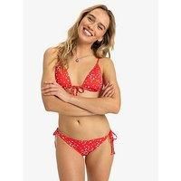 Roxy Womens Beach Classics Bikini Tie Pant Separate Bottom Swimsuit - Red