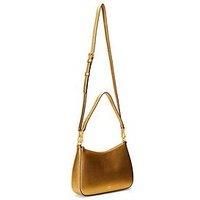 Lauren By Ralph Lauren Danni Medium Shoulder Bag - Gold