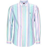 Polo Ralph Lauren  CHEMISE COUPE DROITE EN OXFORD  men's Long sleeved Shirt in Multicolour