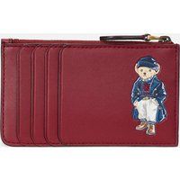 Polo Ralph Lauren Women's Nautical Bear Small Card Case - Chianti