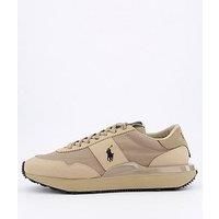 Polo Ralph Lauren Train 89 Nubuck Trainers - Natural