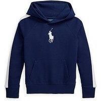 Polo Ralph Lauren Girls Hoodie - White/Navy