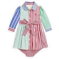 Polo Ralph Lauren Baby Girls Fun Stripe Shirt Dress - Multi