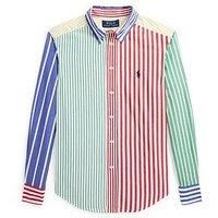Polo Ralph Lauren Boys Fun Stripe Long Sleeve Shirt - Multi