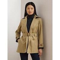 Lauren By Ralph Lauren Belted Trench Coat - Beige