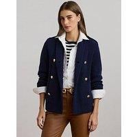 Lauren By Ralph Lauren Wilmat Unlined Bomber Jacket - Navy