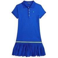 Polo Ralph Lauren Girls Polo Shirt Dress - Blue