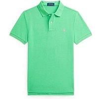 Polo Ralph Lauren Boys Slim Short Sleeve Polo Shirt - Green