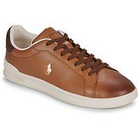 Polo Ralph Lauren  HERITAGE COURT  men's Shoes (Trainers) in Brown