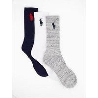 Polo Ralph Lauren Polo Ralph Lauren 3 Pack Logo Sports Ankle Socks - Assorted