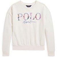 Polo Ralph Lauren Girls Logo Sweatshirt - Cream