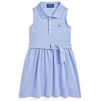 Polo Ralph Lauren Younger Girls Sleeveless Polo Dress - Blue