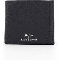 Polo Ralph Lauren Bi Fold Wallet With Coin Holder - Black