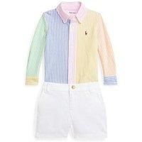 Polo Ralph Lauren Baby Boys Shirt And Short Set - Multi