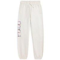 Polo Ralph Lauren Girls Logo Jog Pants - Cream