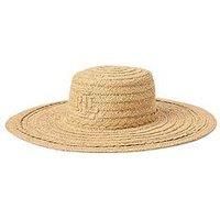 Lauren By Ralph Lauren Sunhat Logo Hat- Beige