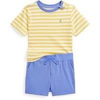 Polo Ralph Lauren Baby Boys Stripe T-Shirt And Short Set - Multi