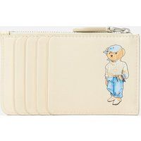 Polo Ralph Lauren Bear Leather Zip Card Case
