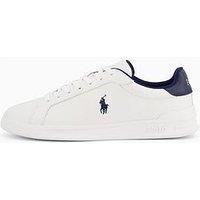 Polo Ralph Lauren Bedford Leather And Suede Trainer - White