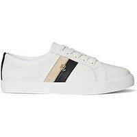 Lauren By Ralph Lauren Janson Laced Sneakers - White