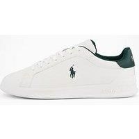 Polo Ralph Lauren Bedford Leather And Suede Trainers - White