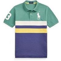 Polo Ralph Lauren Boys Stripe Short Sleeve Shirt - Multi