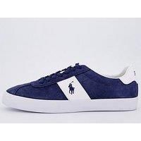 Polo Ralph Lauren Court Vulc Suede Trainer - Navy