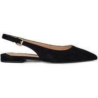 Lauren By Ralph Lauren Londyn Slingback Shoes - Black