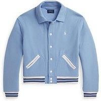 Polo Ralph Lauren Girls Bomber Jacket - Light Blue