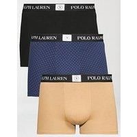 Polo Ralph Lauren Badge Waistband 3 Pack Trunks - Assorted - Multi