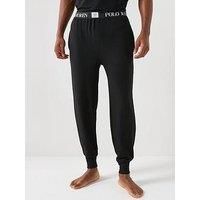 Polo Ralph Lauren Logo Waistband Loungewear Bottoms - Black