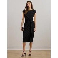 Lauren By Ralph Lauren Gervas Short Sleeve Dress - Black