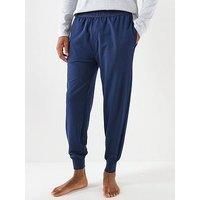 Polo Ralph Lauren Liquid Cotton Tonal Logo Loungewear Bottoms - Navy