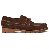 Polo Ralph Lauren Ranger Suede Casual Deck Shoes - Dark Brown