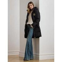 Lauren By Ralph Lauren Padded Puffer Coat - Black