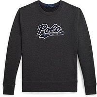 Polo Ralph Lauren Boys Script Logo Sweat Shirt - Dark Grey