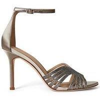 Lauren By Ralph Lauren Allie Strap Heels - Taupe Brown