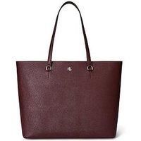 Lauren By Ralph Lauren Karly Large Tote Bag - Dark Garnet